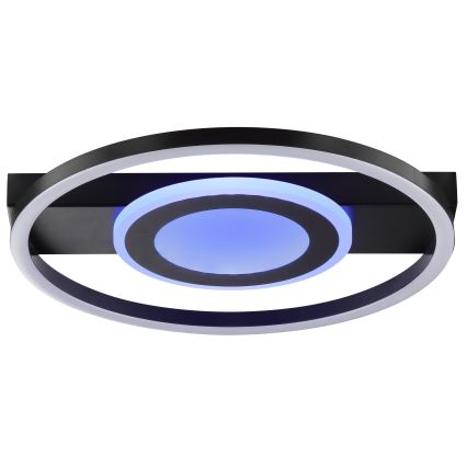 Brilliant - LED RGBW, fényerőszabályozható mennyezeti lámpa MAUREEN LED/20W/230V 3000-6500K fekete + távirányító