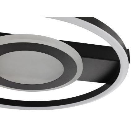 Brilliant - LED RGBW, fényerőszabályozható mennyezeti lámpa MAUREEN LED/20W/230V 3000-6500K fekete + távirányító