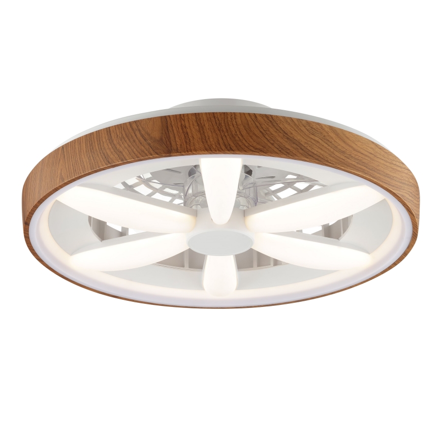 Brilliant - LED RGBW Dimmelhető mennyezeti ventilátor GAIANO LED/24W/230V 2700-6500K átm. 48 cm barna + távirányítás