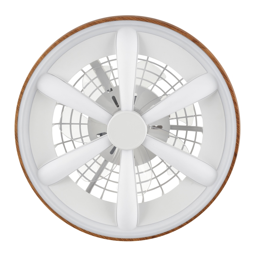 Brilliant - LED RGBW Dimmelhető mennyezeti ventilátor GAIANO LED/24W/230V 2700-6500K átm. 48 cm barna + távirányítás