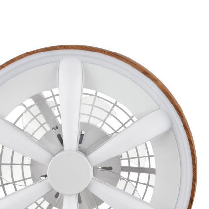 Brilliant - LED RGBW Dimmelhető mennyezeti ventilátor GAIANO LED/24W/230V 2700-6500K átm. 48 cm barna + távirányítás