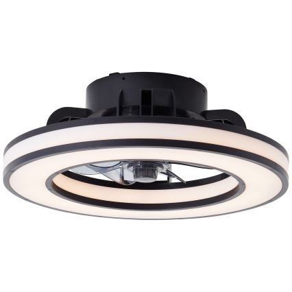 Brilliant - LED RGBW Dimmelhető mennyezeti ventilátor MONDELLO LED/26W/230V 2700-6500K átm. 41 cm fekete + távirányítás