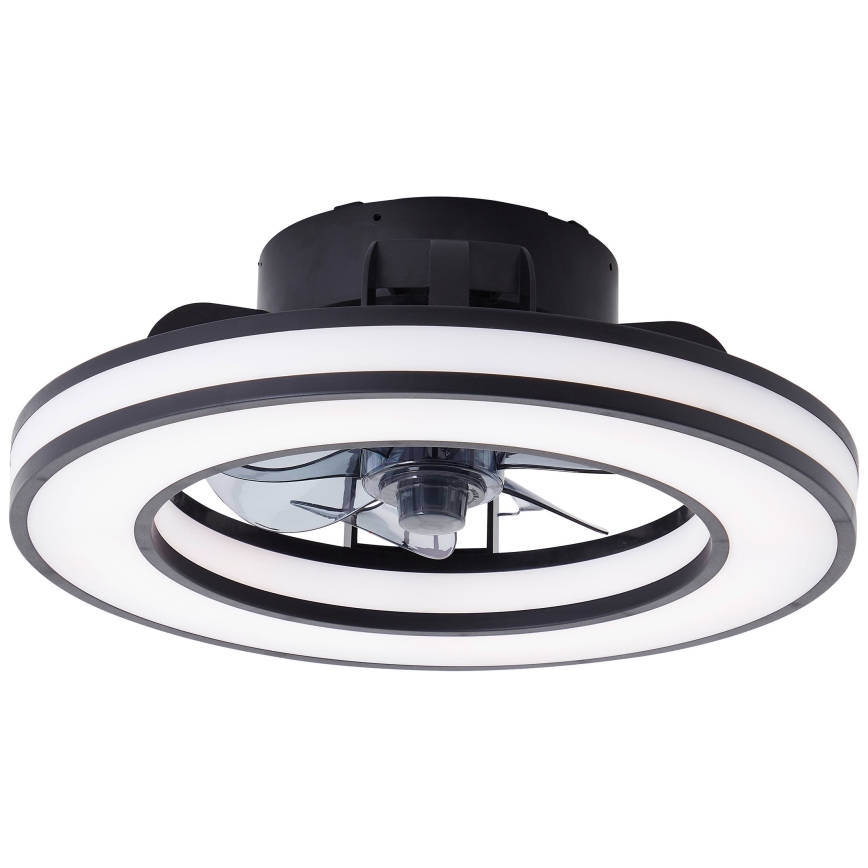 Brilliant - LED RGBW Dimmelhető mennyezeti ventilátor MONDELLO LED/26W/230V 2700-6500K átm. 41 cm fekete + távirányítás