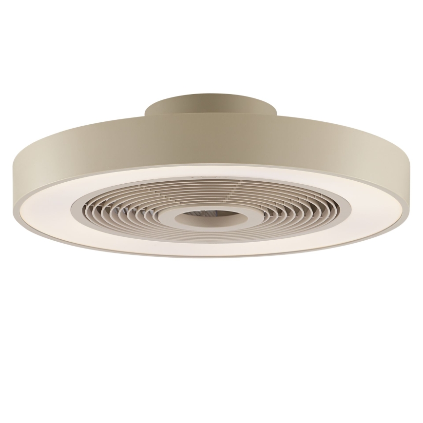 Brilliant - LED RGBW fényerőszabályozható mennyezeti lámpa ventilátorral CATANIA LED/37W/230V 2700-6500K átm. 48,6 cm bézs + távirányító
