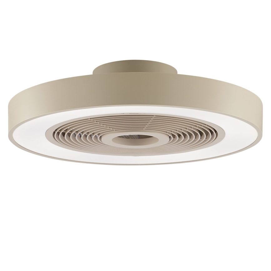 Brilliant - LED RGBW fényerőszabályozható mennyezeti lámpa ventilátorral CATANIA LED/37W/230V 2700-6500K átm. 48,6 cm bézs + távirányító