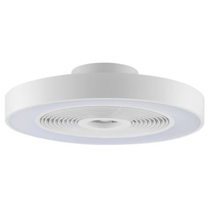 Brilliant - LED RGBW Dimmelhető mennyezeti lámpatest ventilátorral CATANIA LED/37W/230V 2700-6500K átmérő 48,6 cm fehér + távirányító