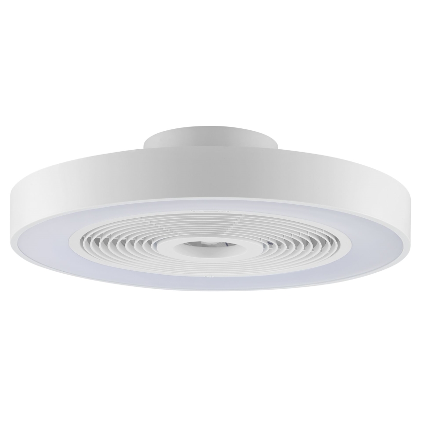 Brilliant - LED RGBW Dimmelhető mennyezeti lámpatest ventilátorral CATANIA LED/37W/230V 2700-6500K átmérő 48,6 cm fehér + távirányító