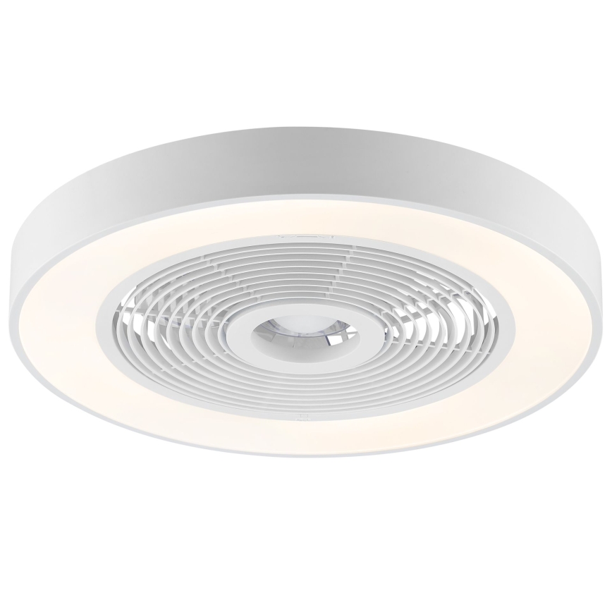 Brilliant - LED RGBW Dimmelhető mennyezeti lámpatest ventilátorral CATANIA LED/37W/230V 2700-6500K átmérő 48,6 cm fehér + távirányító