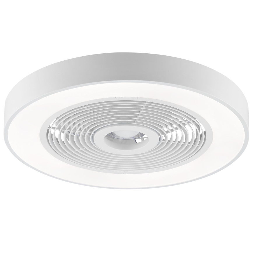 Brilliant - LED RGBW Dimmelhető mennyezeti lámpatest ventilátorral CATANIA LED/37W/230V 2700-6500K átmérő 48,6 cm fehér + távirányító