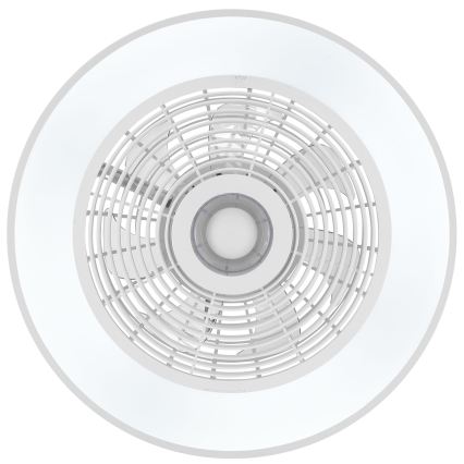 Brilliant - LED RGBW Dimmelhető mennyezeti lámpatest ventilátorral CATANIA LED/37W/230V 2700-6500K átmérő 48,6 cm fehér + távirányító