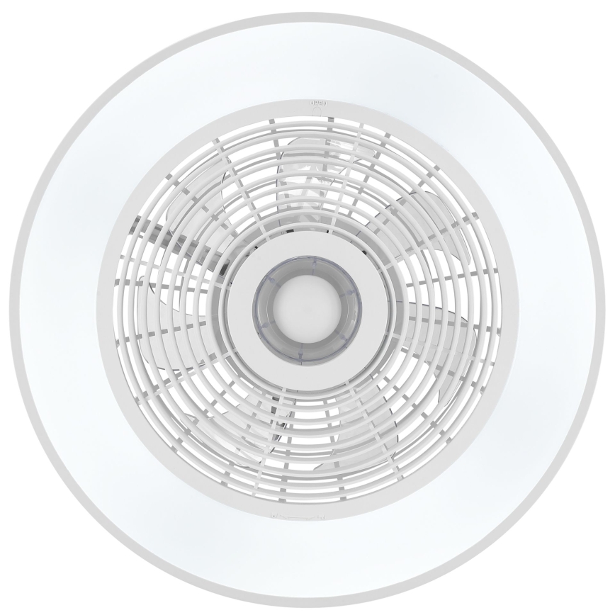 Brilliant - LED RGBW Dimmelhető mennyezeti lámpatest ventilátorral CATANIA LED/37W/230V 2700-6500K átmérő 48,6 cm fehér + távirányító