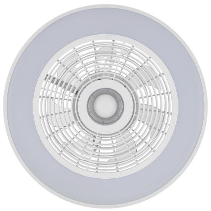 Brilliant - LED RGBW Dimmelhető mennyezeti lámpatest ventilátorral CATANIA LED/37W/230V 2700-6500K átmérő 48,6 cm fehér + távirányító