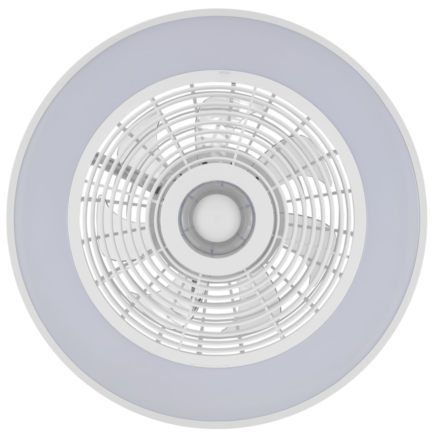 Brilliant - LED RGBW Dimmelhető mennyezeti lámpatest ventilátorral CATANIA LED/37W/230V 2700-6500K átmérő 48,6 cm fehér + távirányító