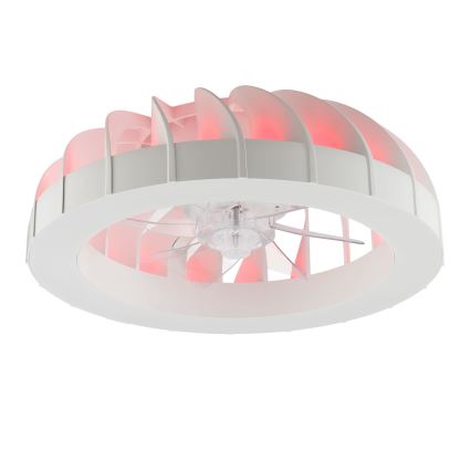Brilliant - LED RGBW dimmelhető mennyezeti ventilátor világítással FANORA LED/30W/230V 2700-6500K átmérő 46 cm fehér + távirányító