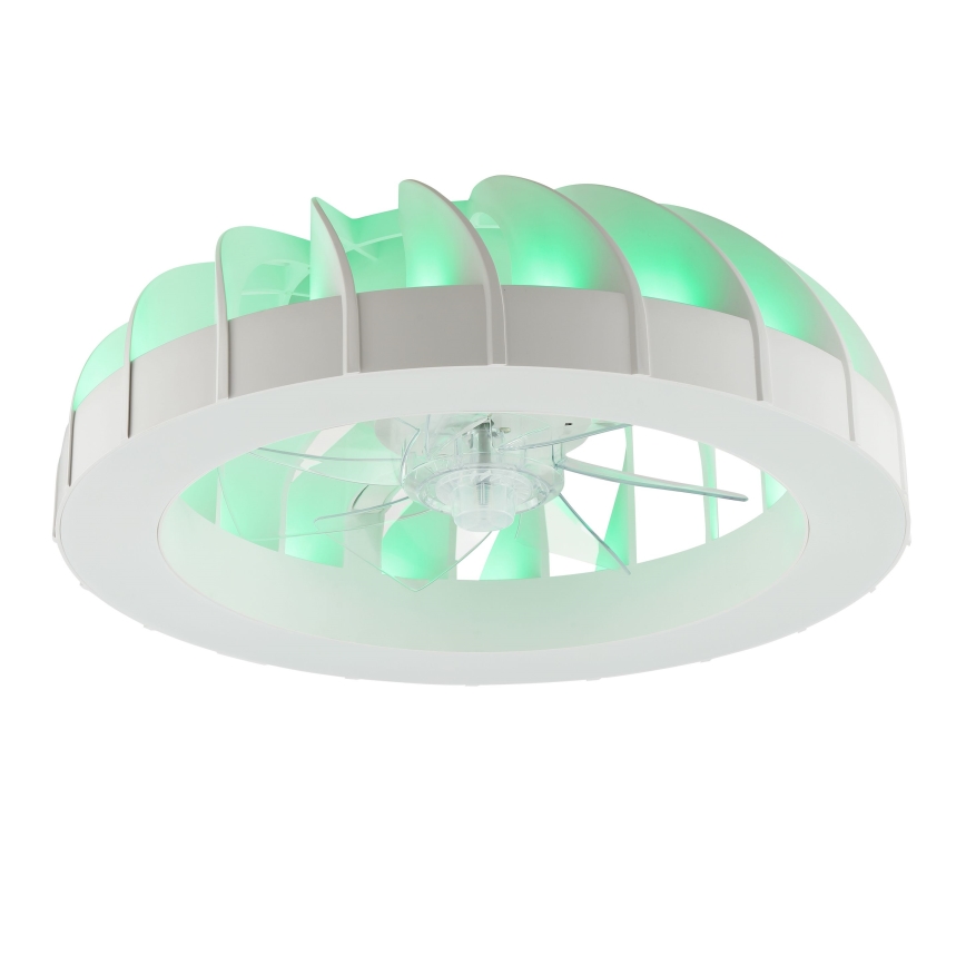 Brilliant - LED RGBW dimmelhető mennyezeti ventilátor világítással FANORA LED/30W/230V 2700-6500K átmérő 46 cm fehér + távirányító