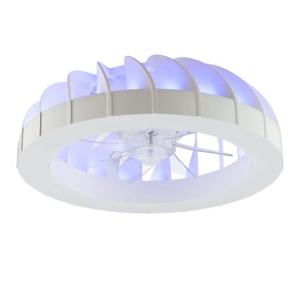 Brilliant - LED RGBW dimmelhető mennyezeti ventilátor világítással FANORA LED/30W/230V 2700-6500K átmérő 46 cm fehér + távirányító