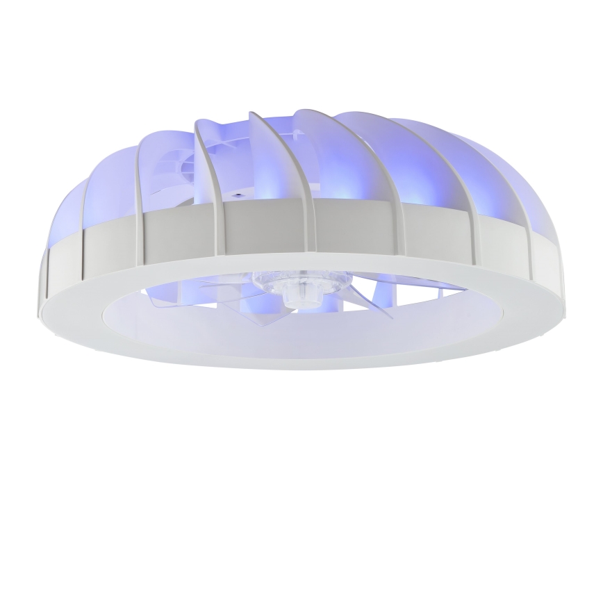 Brilliant - LED RGBW dimmelhető mennyezeti ventilátor világítással FANORA LED/30W/230V 2700-6500K átmérő 46 cm fehér + távirányító