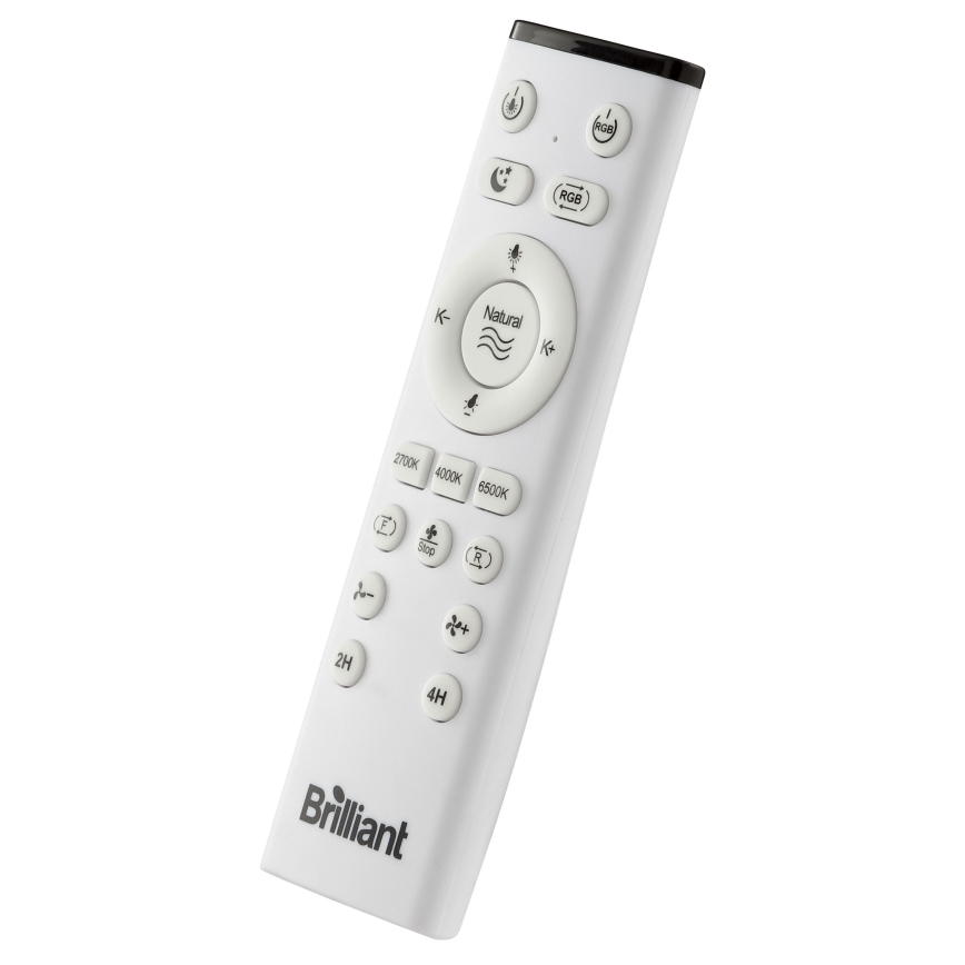 Brilliant - LED RGBW dimmelhető mennyezeti ventilátor világítással FANORA LED/30W/230V 2700-6500K átmérő 46 cm fehér + távirányító