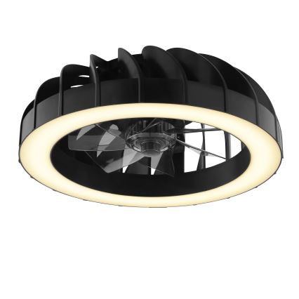 Brilliant - LED RGBW dimmelhető mennyezeti ventilátor világítással FANORA LED/30W/230V 2700-6500K átmérő 46 cm fekete + távirányító