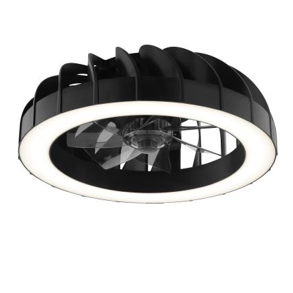 Brilliant - LED RGBW dimmelhető mennyezeti ventilátor világítással FANORA LED/30W/230V 2700-6500K átmérő 46 cm fekete + távirányító