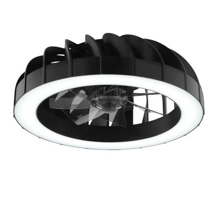 Brilliant - LED RGBW dimmelhető mennyezeti ventilátor világítással FANORA LED/30W/230V 2700-6500K átmérő 46 cm fekete + távirányító