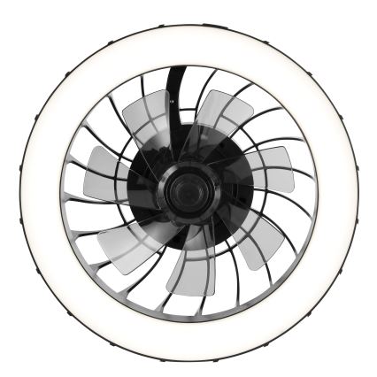 Brilliant - LED RGBW dimmelhető mennyezeti ventilátor világítással FANORA LED/30W/230V 2700-6500K átmérő 46 cm fekete + távirányító