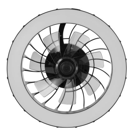 Brilliant - LED RGBW dimmelhető mennyezeti ventilátor világítással FANORA LED/30W/230V 2700-6500K átmérő 46 cm fekete + távirányító