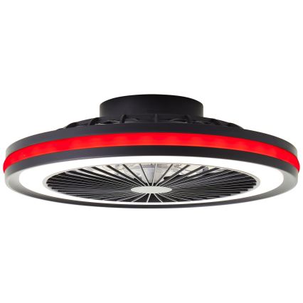 Brilliant - LED RGBW Dimmelhető mennyezeti ventilátoros lámpa PALMERO LED/40W/230V 2700-6500K átm. 46,6 cm bézs + távirányítóval