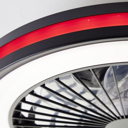Brilliant - LED RGBW Dimmelhető mennyezeti ventilátoros lámpa PALMERO LED/40W/230V 2700-6500K átm. 46,6 cm bézs + távirányítóval