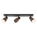 Brilliant - LED Spotlámpa CADIZ 3xGU10/5W/230V bronz