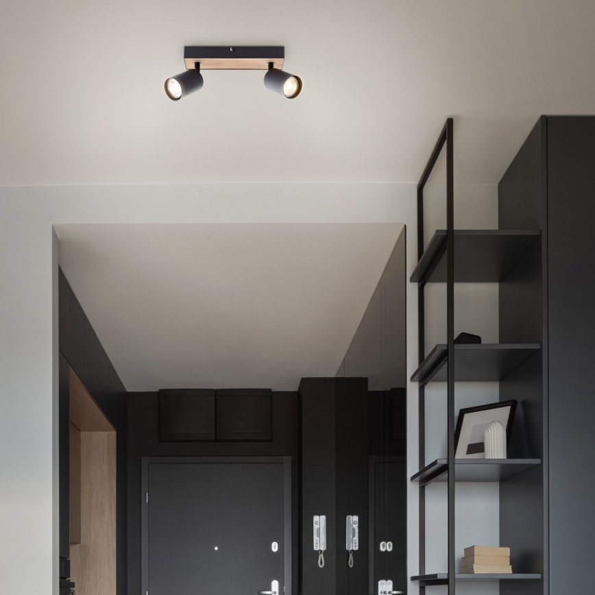 Brilliant - LED Spotlámpa JELLO 2xGU10/4,5W/230V fenyő