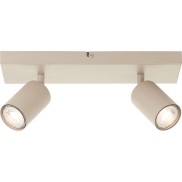 Brilliant - LED spotlámpa JELLO 2xGU10/5W/230V bézs