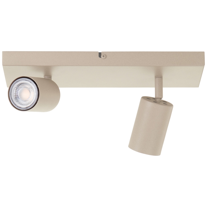 Brilliant - LED spotlámpa JELLO 2xGU10/5W/230V bézs