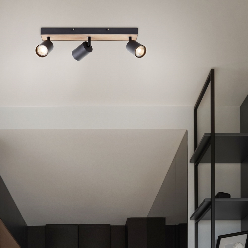 Brilliant - LED Spotlámpa JELLO 3xGU10/4,5W/230V fenyő