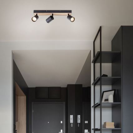 Brilliant - LED Spotlámpa JELLO 3xGU10/4,5W/230V fenyő