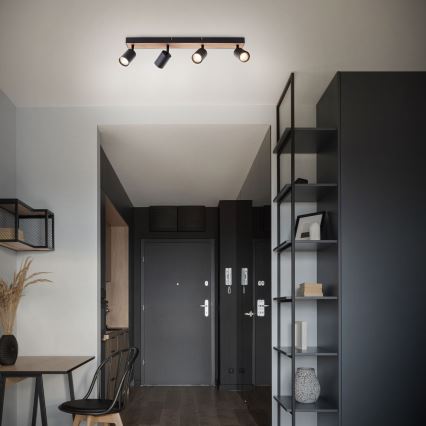 Brilliant - LED Spotlámpa JELLO 4xGU10/4,5W/230V fenyő