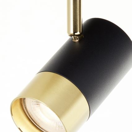 Brilliant - LED spotlámpa VIGOLO 2xGU10/5W/230V fekete/arany