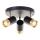 Brilliant - LED spotlámpa VIGOLO 3xGU10/5W/230V fekete/arany