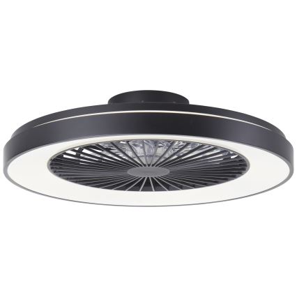 Brilliant - LED RGBW dimmelhető mennyezeti ventilátor MAZZARO LED/24W/230V 3000-6500K átm. 58 cm fekete + távirányító