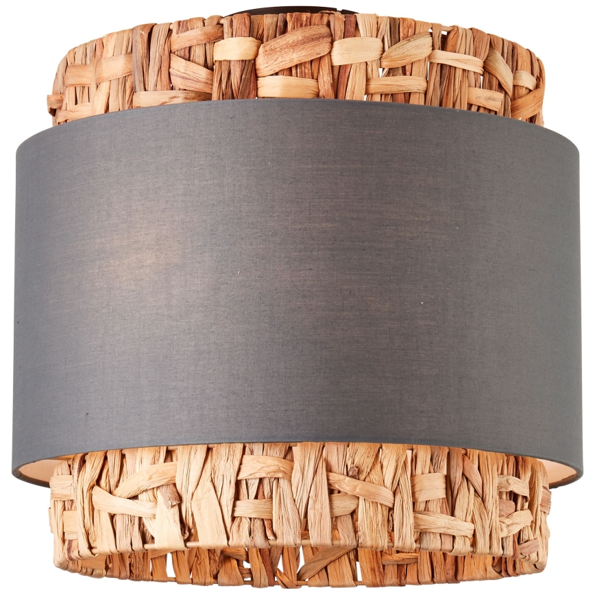 Brilliant - Mennyezeti lámpa WATERLILLY 2xE27/60W/230V átm. 35 cm szürke