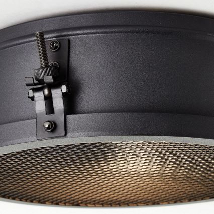 Brilliant - Mennyezeti lámpa ZOIS 1xE27/28W/230V átm. 30 cm fekete