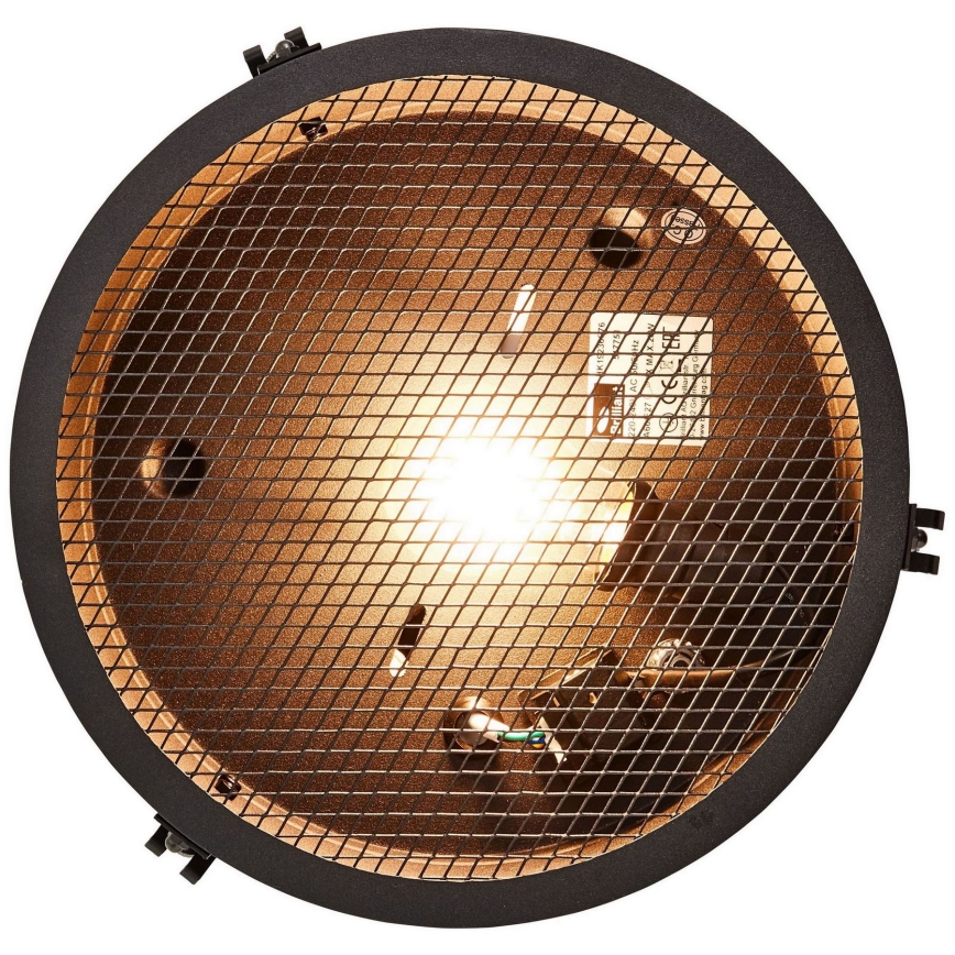 Brilliant - Mennyezeti lámpa ZOIS 1xE27/60W/230V Ø 30 cm fekete