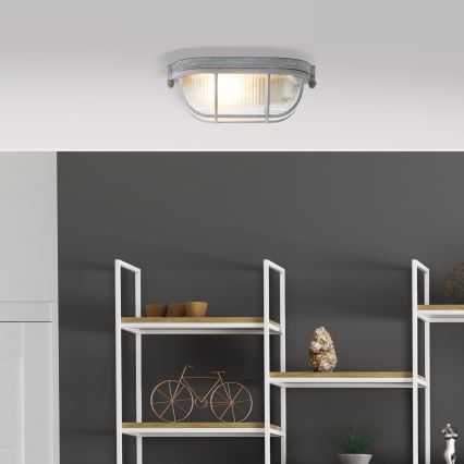 Brilliant - Mennyezeti lámpatest BOBBI 1xE27/40W/230V szürke