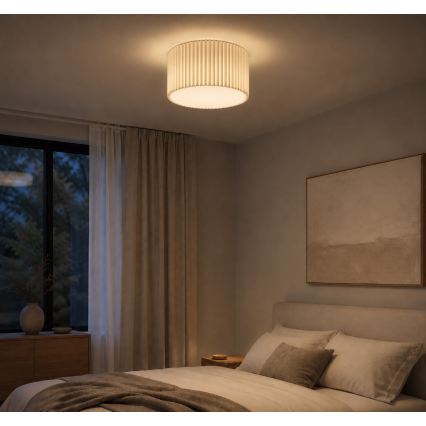 Brilliant - Mennyezeti lámpatest VELIN 2xE27/20W/230V Ø 35 cm krémszínű