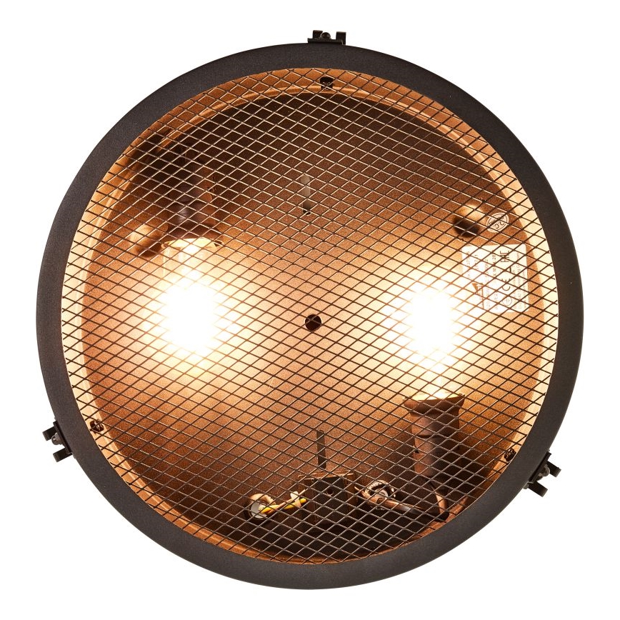 Brilliant - Mennyezeti lámpatest ZOIS, 2x E27 (max. 28 W), 230 V, Ø 34 cm