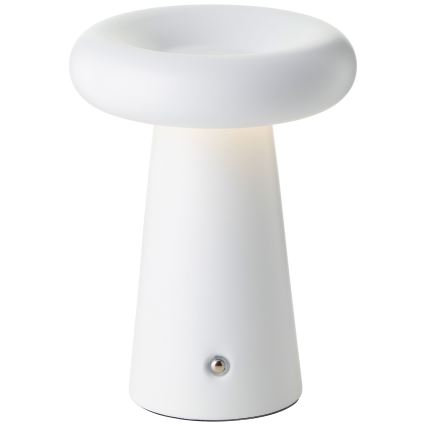 Brilliant - LED állítható fényerejű érintős kültéri asztali lámpa MUFFIN LED/3W/5V USB 2600 mAh IP44 fehér