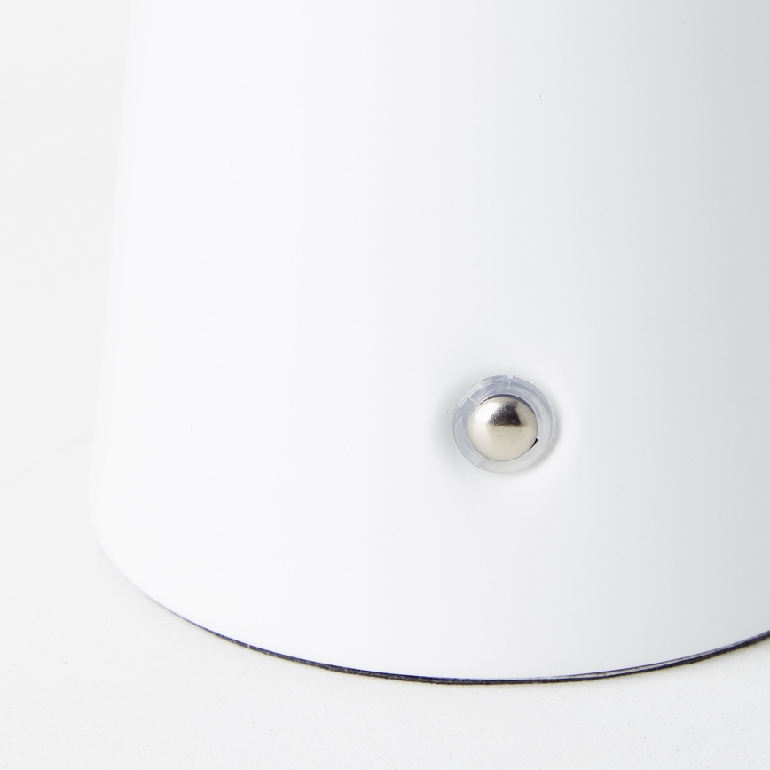 Brilliant - LED állítható fényerejű érintős kültéri asztali lámpa MUFFIN LED/3W/5V USB 2600 mAh IP44 fehér