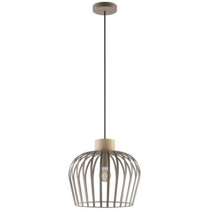 Brilliant - NORDIC CAGE kábeles függőlámpa 1xE27/20W/230V, átm. 35 cm, bézs