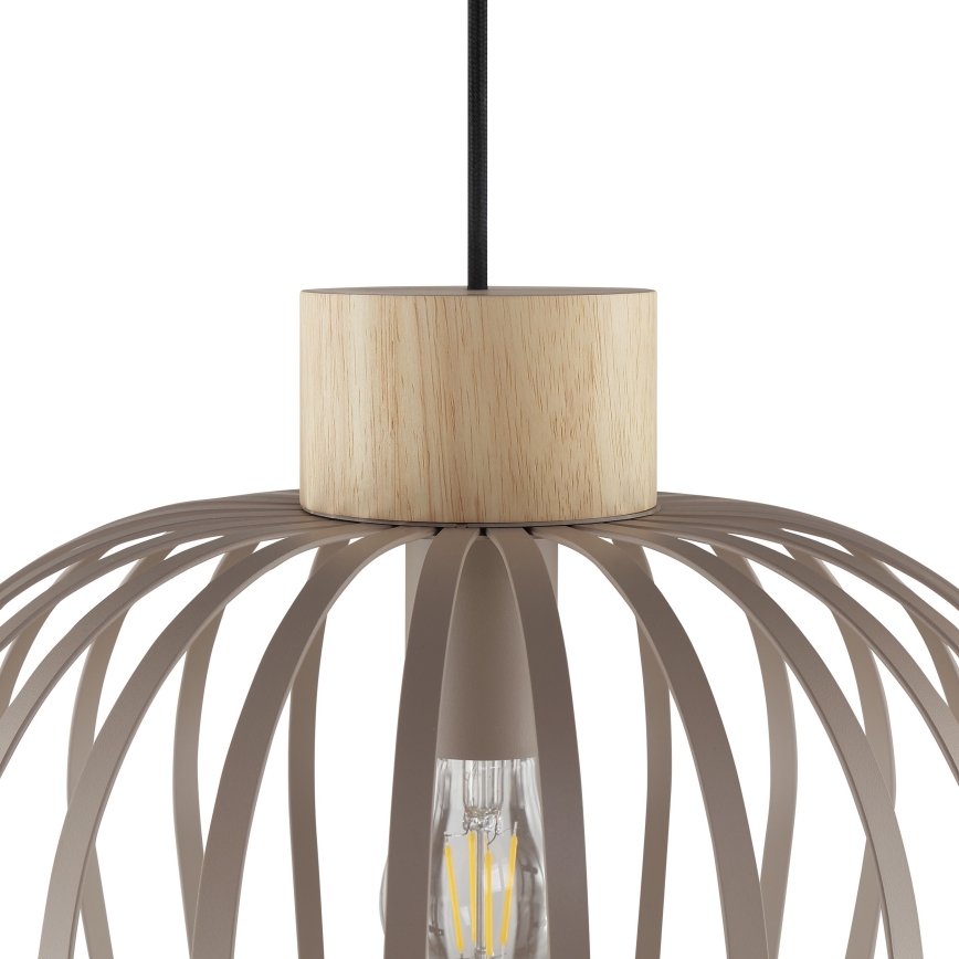 Brilliant - NORDIC CAGE kábeles függőlámpa 1xE27/20W/230V, átm. 35 cm, bézs