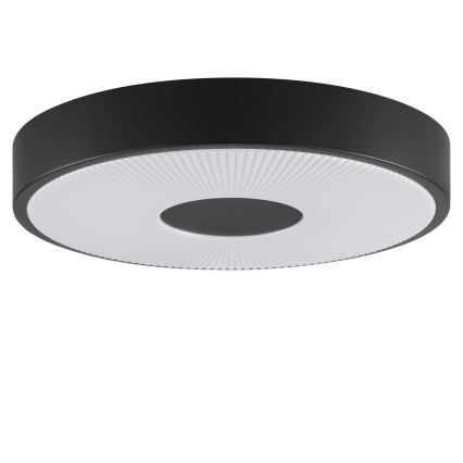 Brilliant - RAKIN LED mennyezeti lámpatest, 18 W, 230 V, átm. 33,5 cm, fekete